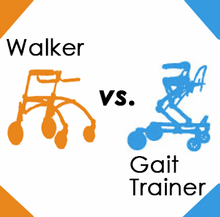 Understanding Walkers vs. Gait Trainers